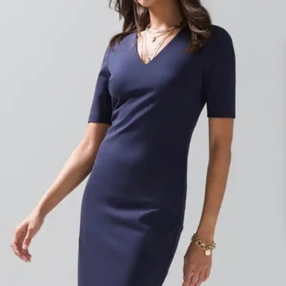 White House Black Market Dresses & Skirts - NWT WHBM® AURA Short-Sleeve Sculpting Sheath Dress